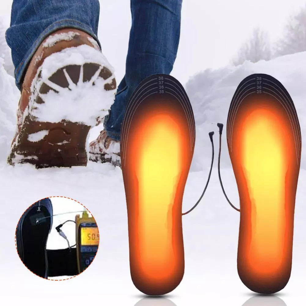 Skanto | Rechargeable Heated Insoles – USB Rechargeable with Adjustable Heat Settings