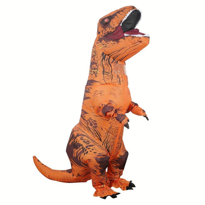 Skanto | DinoKing Inflatable T-Rex Costume – Giant Unisex Suit with Fan