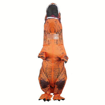 Skanto | DinoKing Inflatable T-Rex Costume – Giant Unisex Suit with Fan