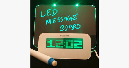 Skanto | LED Message Board Digital Clock – Add an Exclusive Touch to Your Place