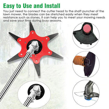 Skanto | Pro | All-Purpose 6-Blade Trimmer Head