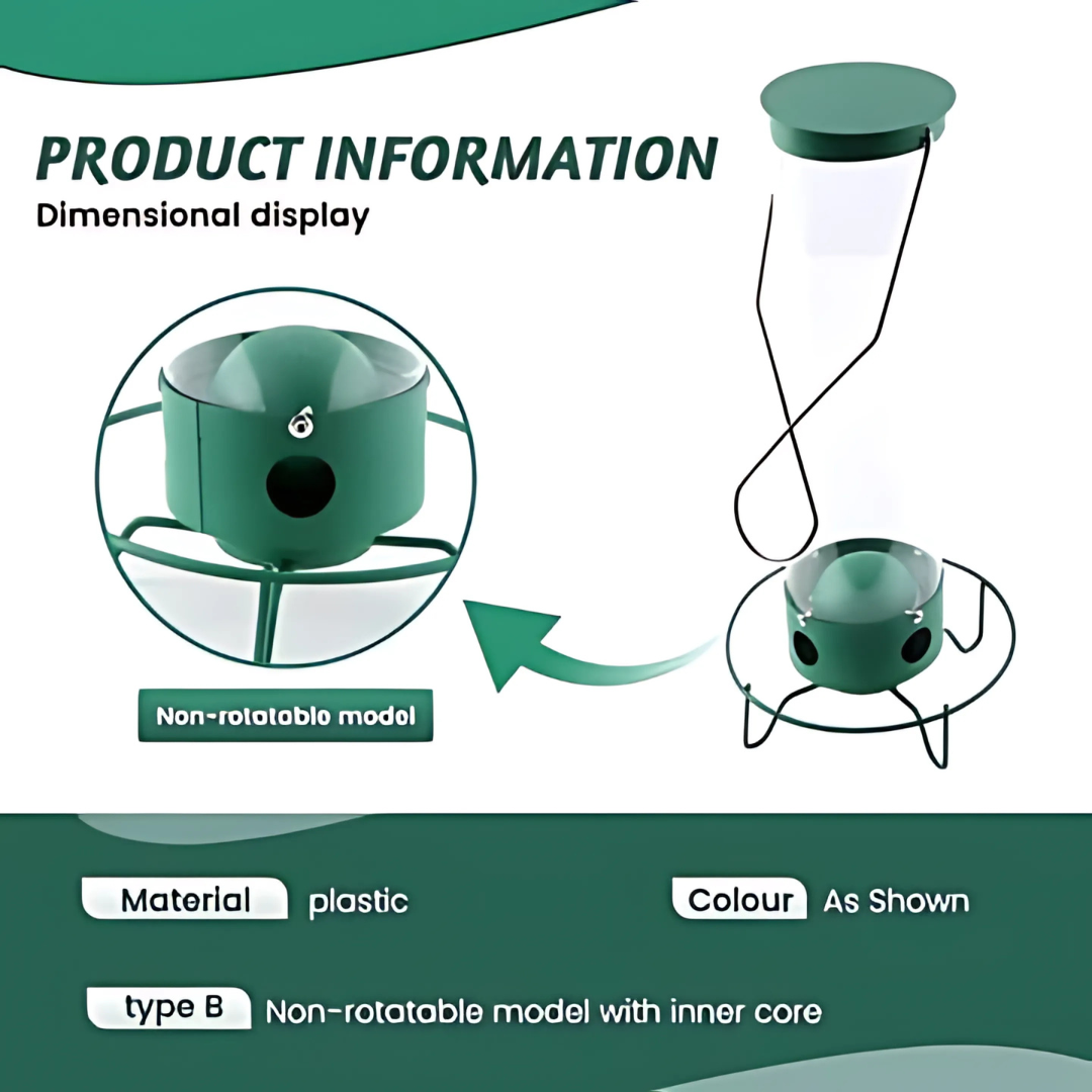 Skanto | Squirrel-Proof Metal Hanging Bird Feeder