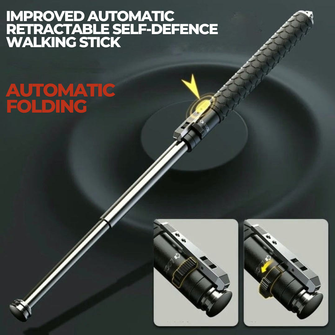 Skanto | Automatic Hiking Pole Safety Walking Stick with LED Light
