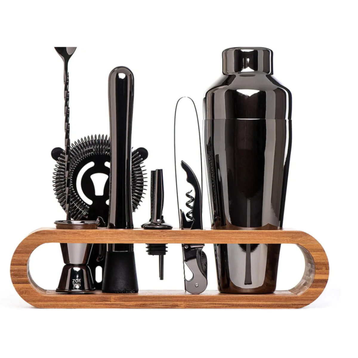 Stainless Steel Cocktail Shaker Set – 10-Piece Premium Bartender Set | Ideal for Mixed Drinks and Parties | Karnz