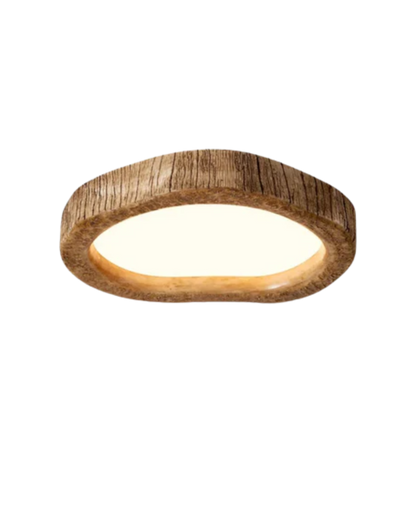 Skanto | Wood & Subtle Glow Ceiling Lamp