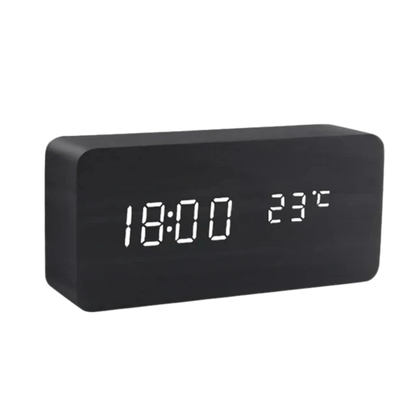 Voice-controlled LED Wood Clock | Karnz