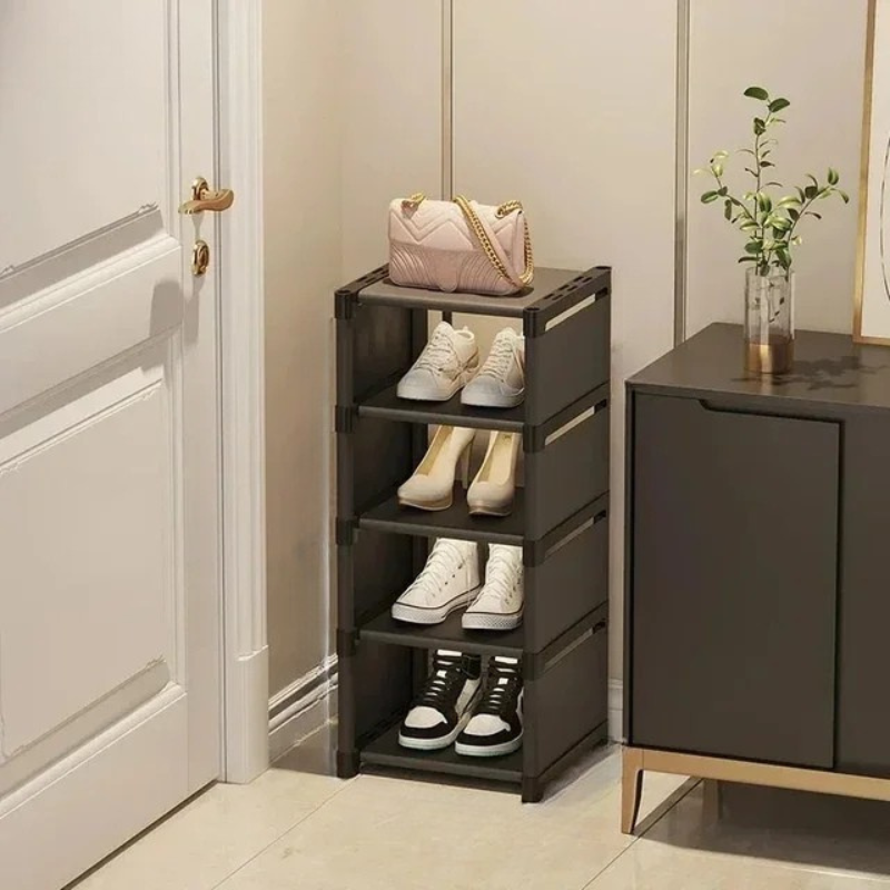 Skanto | SHOECORNER RACK – Stable Shoe Stand for Corners – Space-Saving Organization with Style