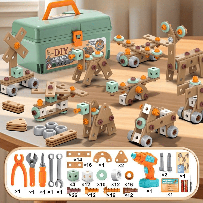 Skanto | 100-Piece Tool Set for Creative Kids Ages 3+