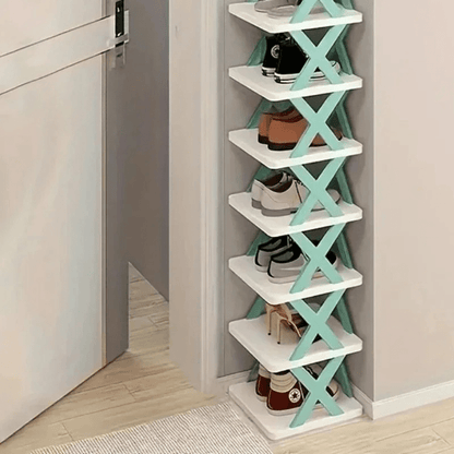 BowLift | Saving Shoe Organiser - Multi-layered storage cabinet for bedroom & hallway