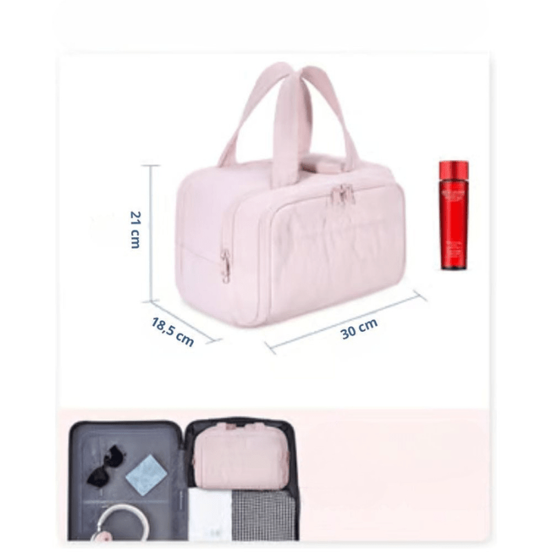 Skanto | Compact Toiletry Bag with Hook and Compartments