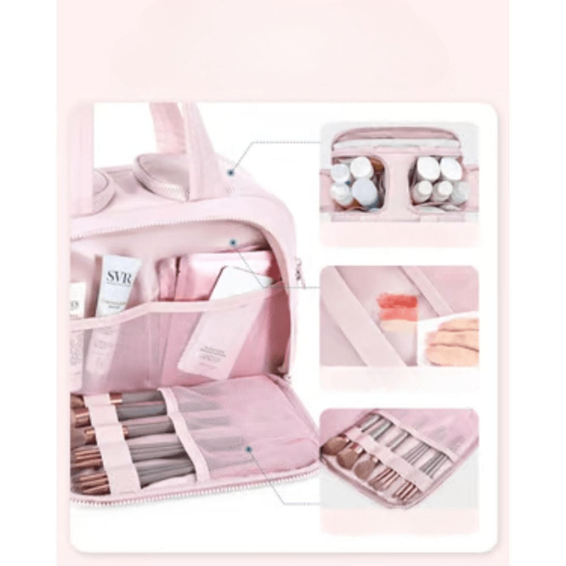 Skanto | Compact Toiletry Bag with Hook and Compartments