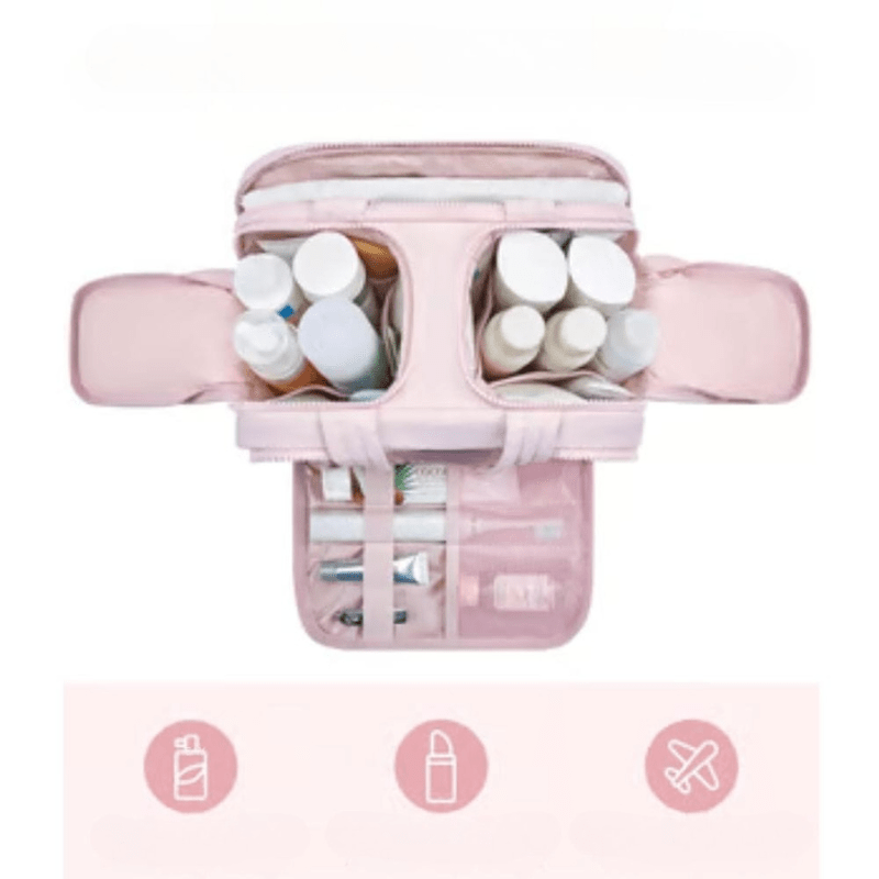 Skanto | Compact Toiletry Bag with Hook and Compartments