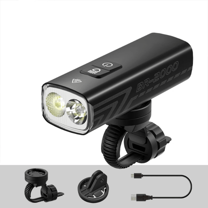 Skanto | Powerful LED Bike Light with 2000 Lumens and IPX6 Waterproofing