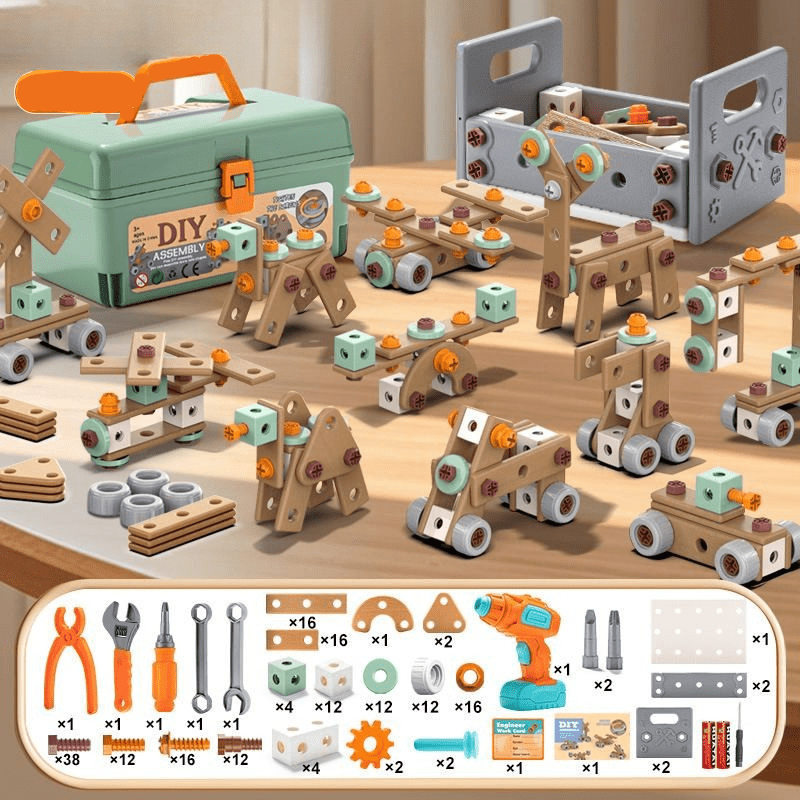 Skanto | 100-Piece Tool Set for Creative Kids Ages 3+