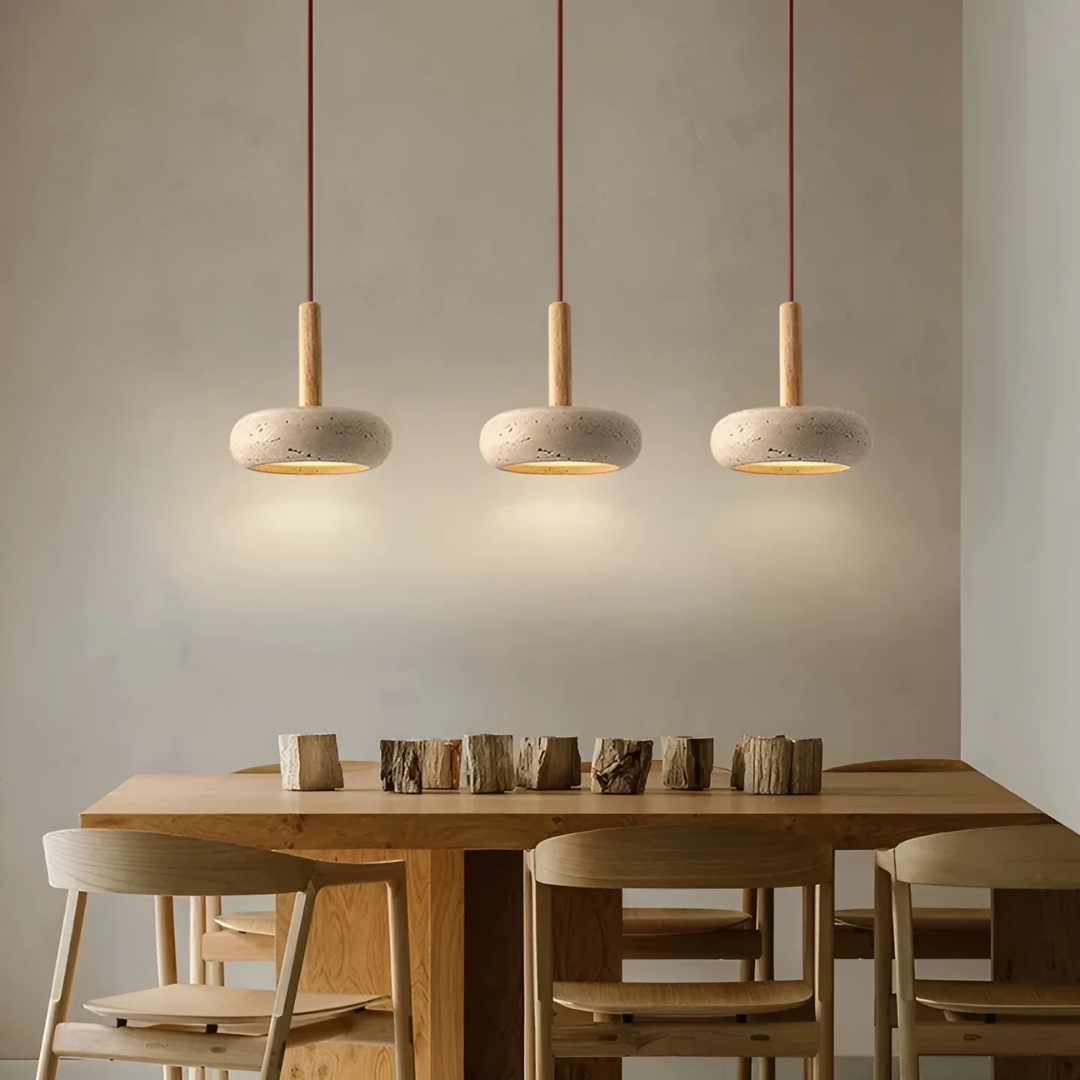 Skanto | LED Retro Japanese Ceiling Lamp - TranquilHalo