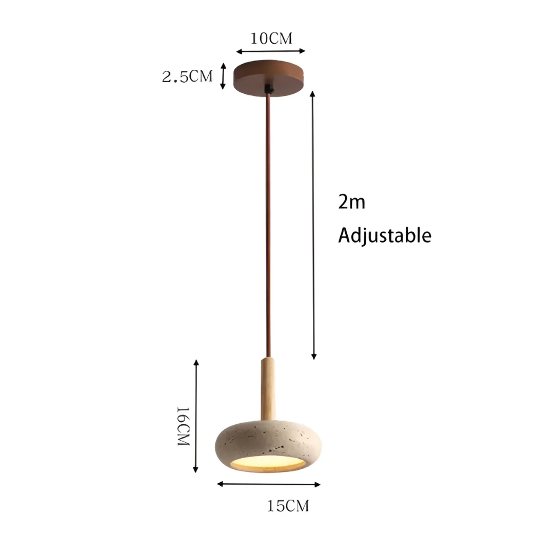 Skanto | LED Retro Japanese Ceiling Lamp - TranquilHalo