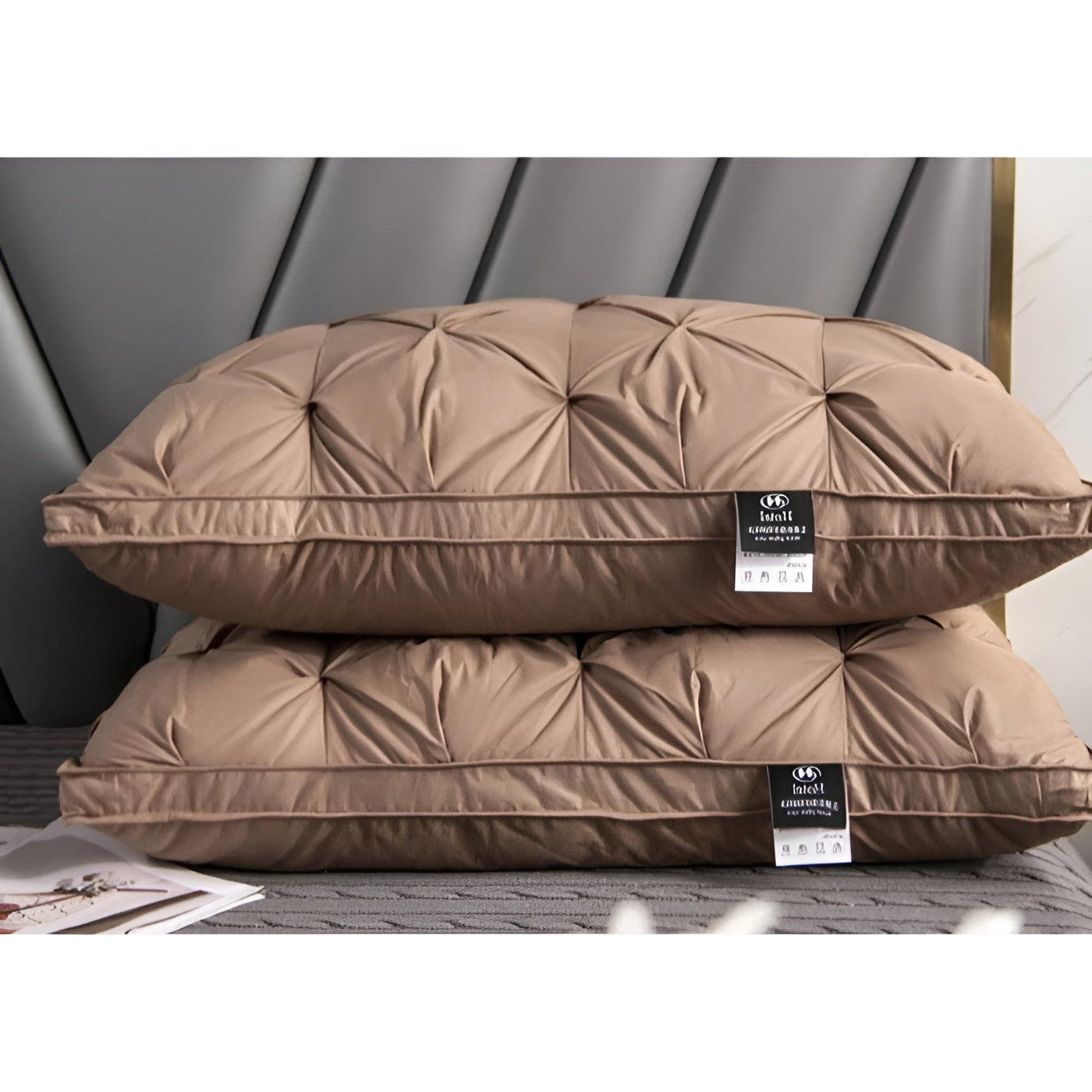 Goose Down Royalty Pillow – Luxurious, Soft And Comfortable | For A Restful Sleep | Karnz