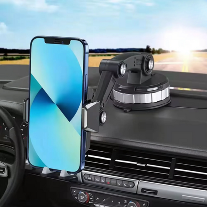 BowLift | FlexMount Phone Holder Car | Strong Suction Cup | 360° Rotatable | One-Hand Operation