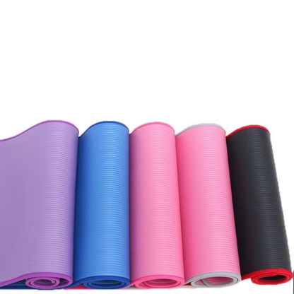 Skanto | Extra Thick 0.39 Inch Non-Slip Exercise and Yoga Mat with Carrying Strap