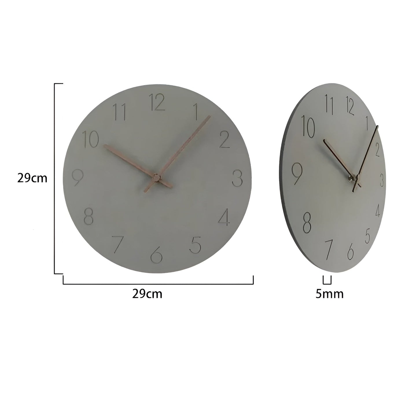 Wooden Wall Clock – Minimalist Design for Modern Living | Karnz