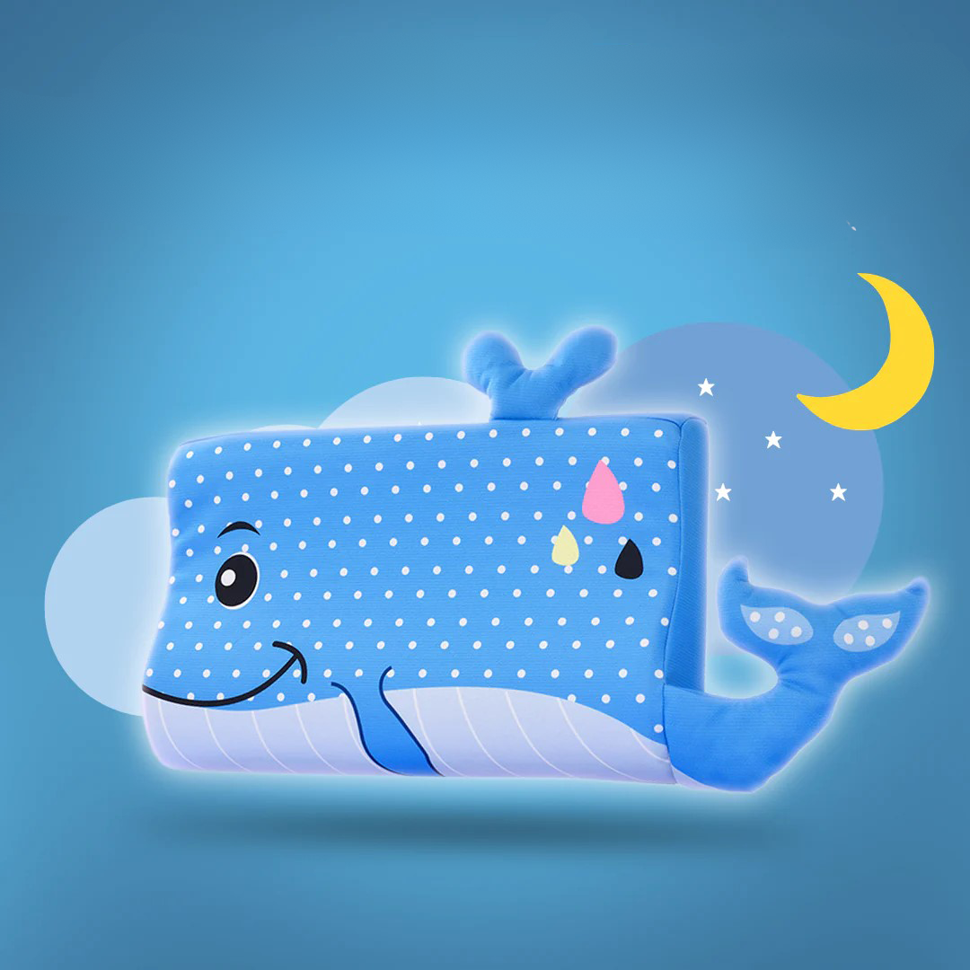 Skanto | CuddlyPillow – Breathable Ergonomic Pillow for Kids | Neck Support & Healthy Sleep Alignment