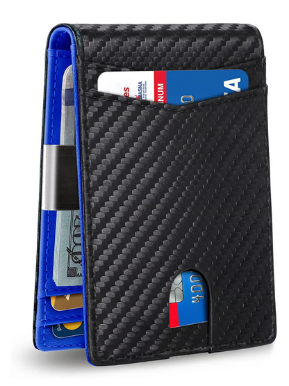 Skanto | SafeSlim RFID Leather Men's Wallet – Compact, Thin & Secure