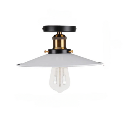 Vintage ceiling light in industrial style, metal lamp for living room or bedroom, LED-compatible | Karnz