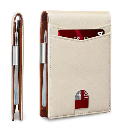 Skanto | SafeSlim RFID Leather Men's Wallet – Compact, Thin & Secure