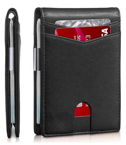 Skanto | SafeSlim RFID Leather Men's Wallet – Compact, Thin & Secure