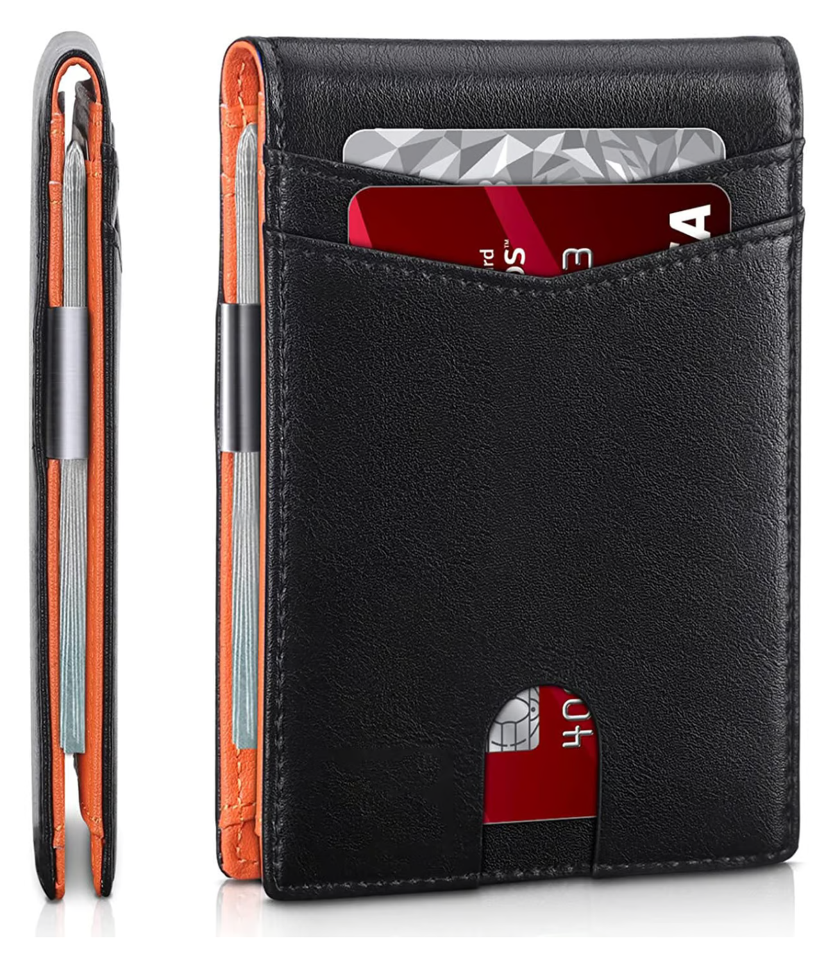 Skanto | SafeSlim RFID Leather Men's Wallet – Compact, Thin & Secure