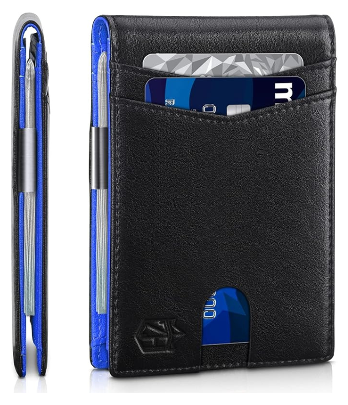 Skanto | SafeSlim RFID Leather Men's Wallet – Compact, Thin & Secure