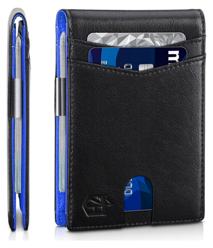 Skanto | SafeSlim RFID Leather Men's Wallet – Compact, Thin & Secure