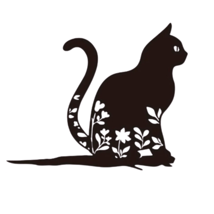 Skanto | Metal Cat Silhouette for Garden and Patio Decoration