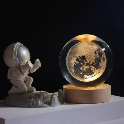 Skanto | LED Night Light with 3D Crystal Ball