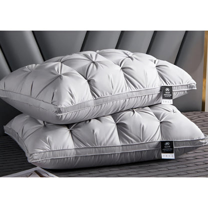 Goose Down Royalty Pillow – Luxurious, Soft And Comfortable | For A Restful Sleep | Karnz