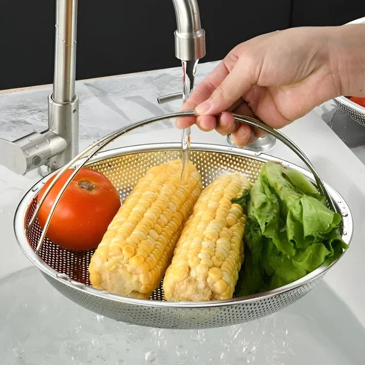 BowLift | Stainless Steel Steamer Basket – Collapsible Mesh & Draining Bowl for the Kitchen