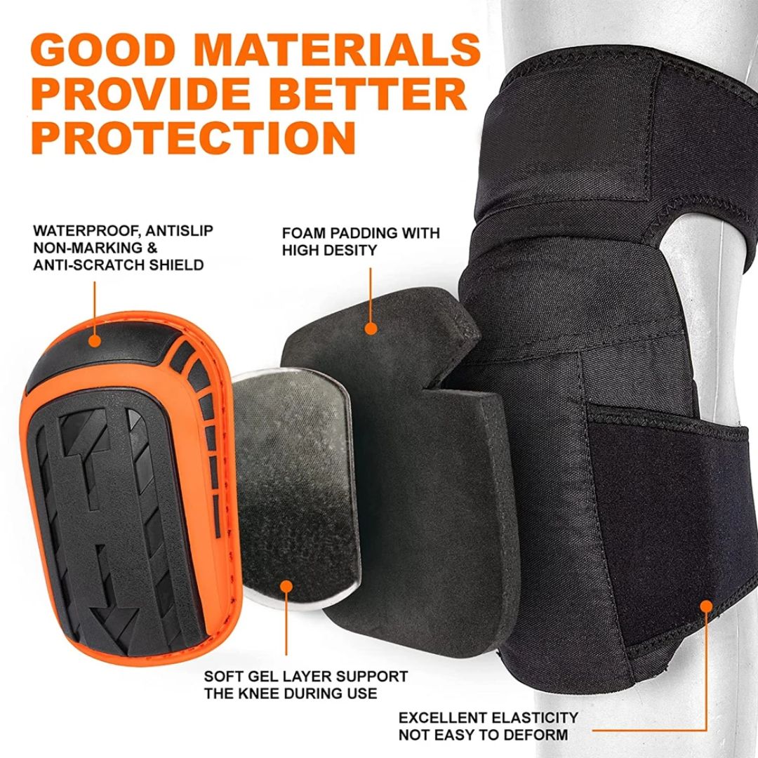 Skanto | Professional Heavy-Duty Work Knee Pads – Adjustable, Shock-Resistant, and All-Day Comfortable