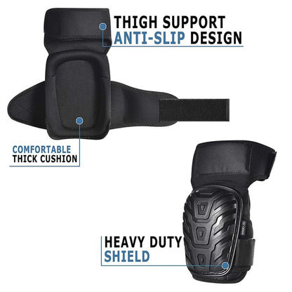 Skanto | Professional Heavy-Duty Work Knee Pads – Adjustable, Shock-Resistant, and All-Day Comfortable