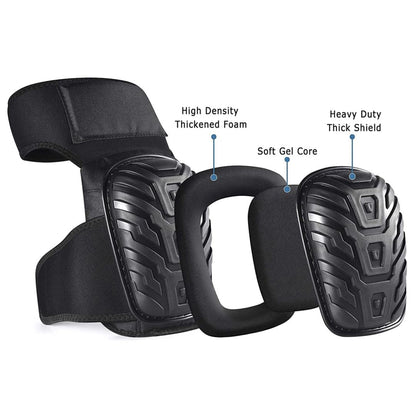 Skanto | Professional Heavy-Duty Work Knee Pads – Adjustable, Shock-Resistant, and All-Day Comfortable
