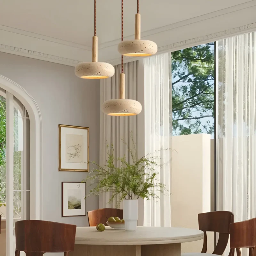 Skanto | LED Retro Japanese Ceiling Lamp - TranquilHalo