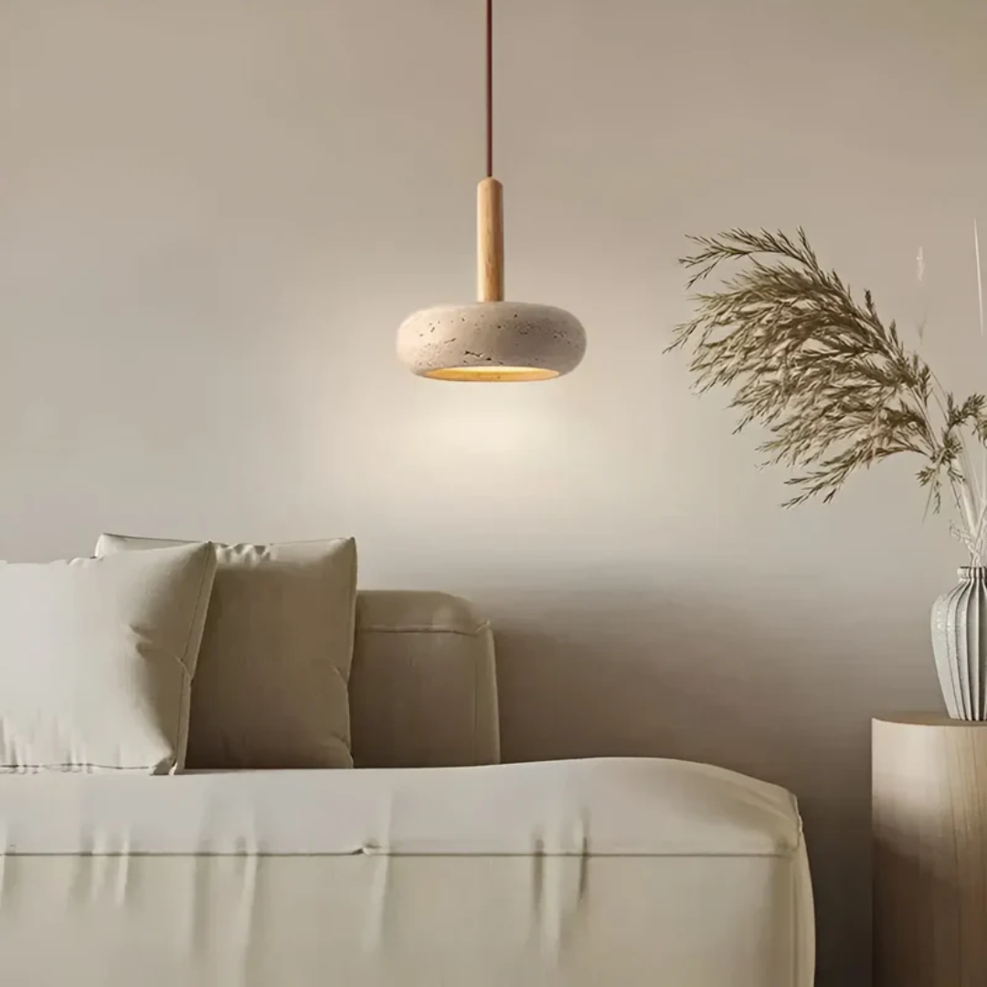 Skanto | LED Retro Japanese Ceiling Lamp - TranquilHalo