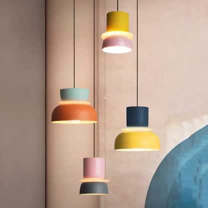Skanto | VividGlow – Colorful Macaron LED Pendant Lamp | Modern, Stylish & Energy Efficient