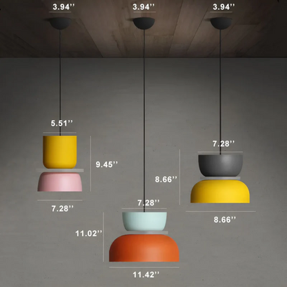 Skanto | VividGlow – Colorful Macaron LED Pendant Lamp | Modern, Stylish & Energy Efficient