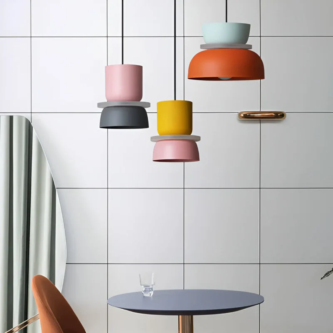 Skanto | VividGlow – Colorful Macaron LED Pendant Lamp | Modern, Stylish & Energy Efficient