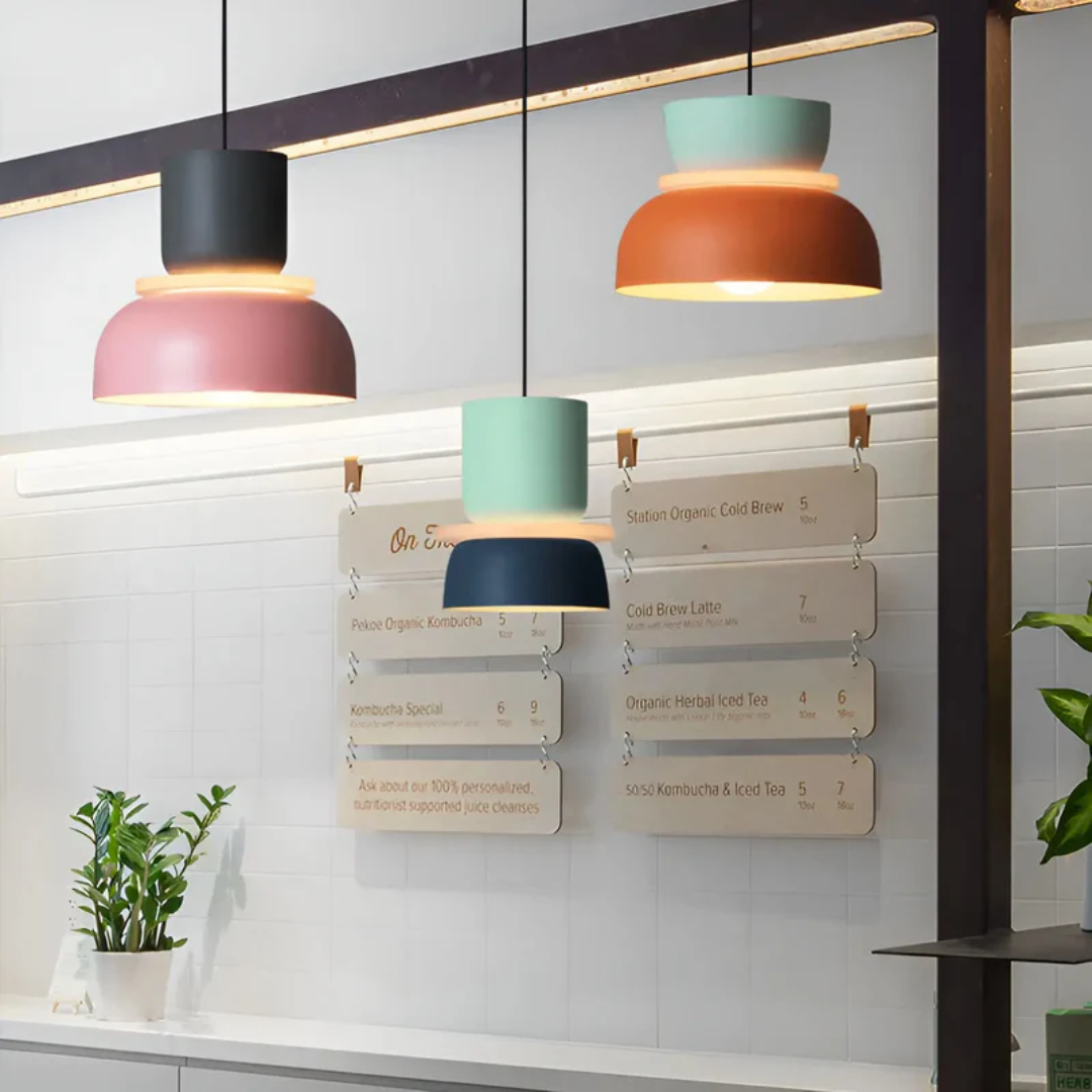 Skanto | VividGlow – Colorful Macaron LED Pendant Lamp | Modern, Stylish & Energy Efficient