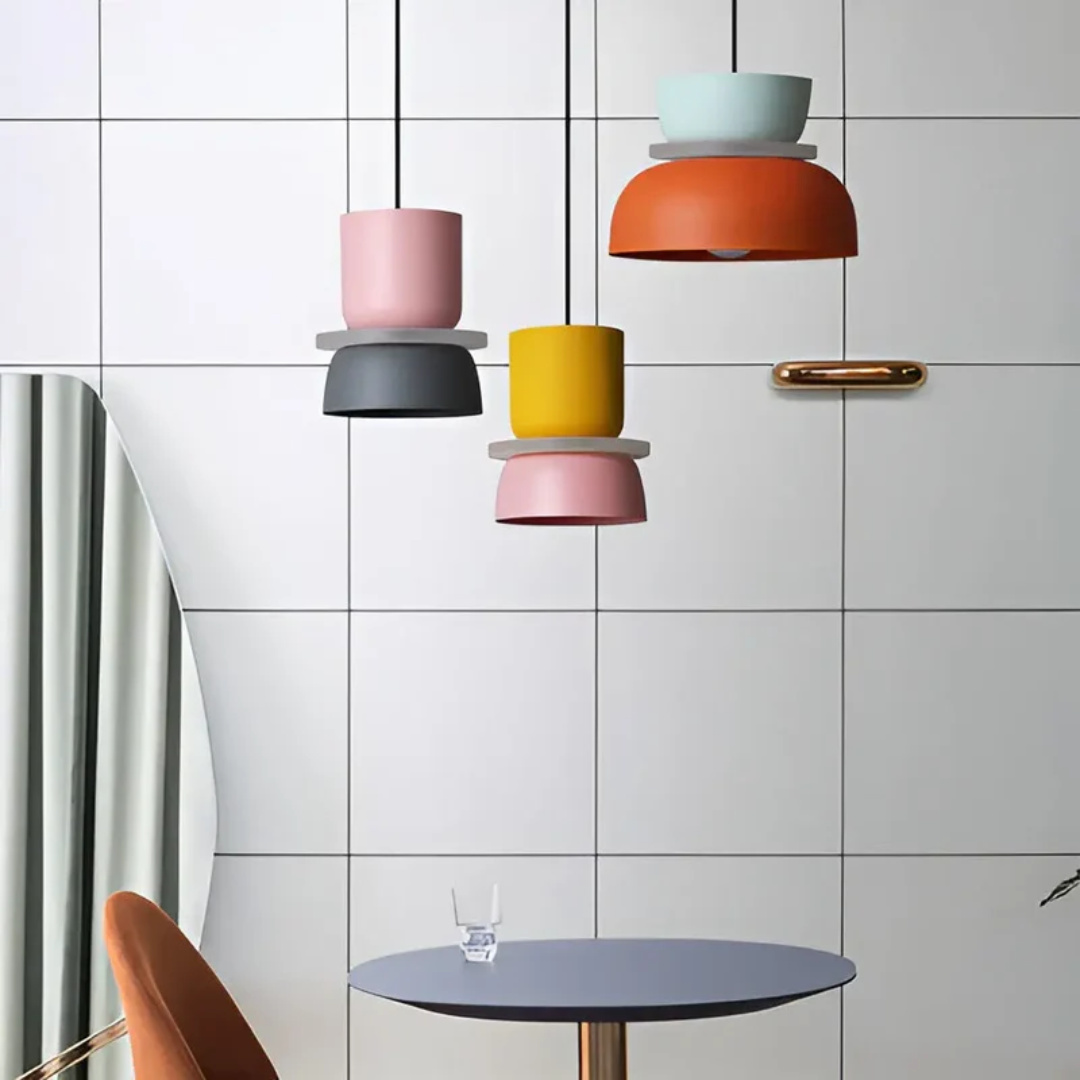 Skanto | VividGlow – Colorful Macaron LED Pendant Lamp | Modern, Stylish & Energy Efficient
