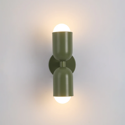 BowLift | Wall Light DuoGlow | Dual-Sided LED Lighting | Color Highlight for Your Home | Metal Housing in Green, Pink or Red