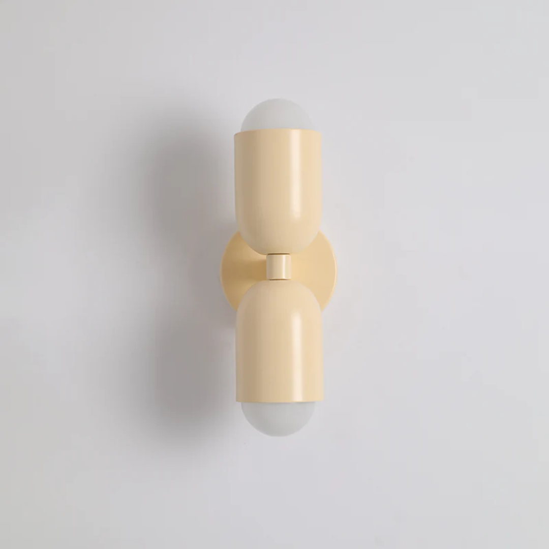 BowLift | Wall Light DuoGlow | Dual-Sided LED Lighting | Color Highlight for Your Home | Metal Housing in Green, Pink or Red