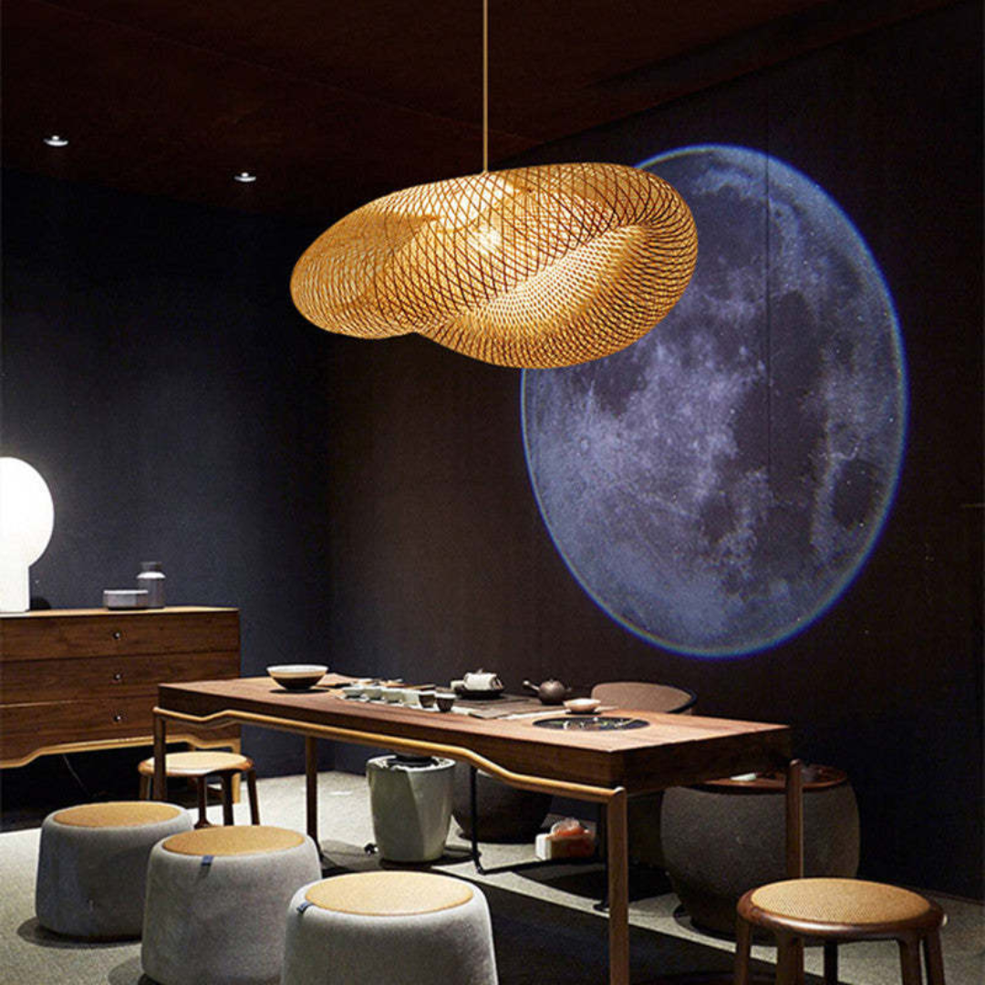 Skanto | Design LED Pendant Lamp Bamboo Spheres - EcoSphere