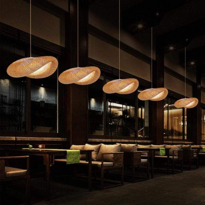 Skanto | Design LED Pendant Lamp Bamboo Spheres - EcoSphere